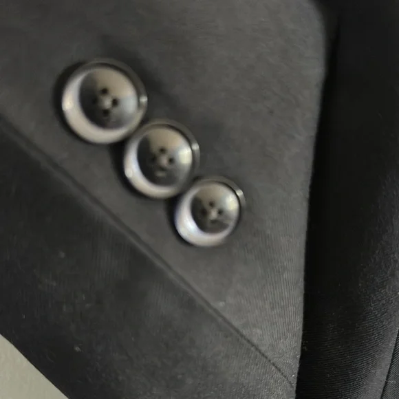 Tallia Boy’s 16 Navy Blue Two Button Blazer Jacket 2 Button Classic - Picture 6 of 8